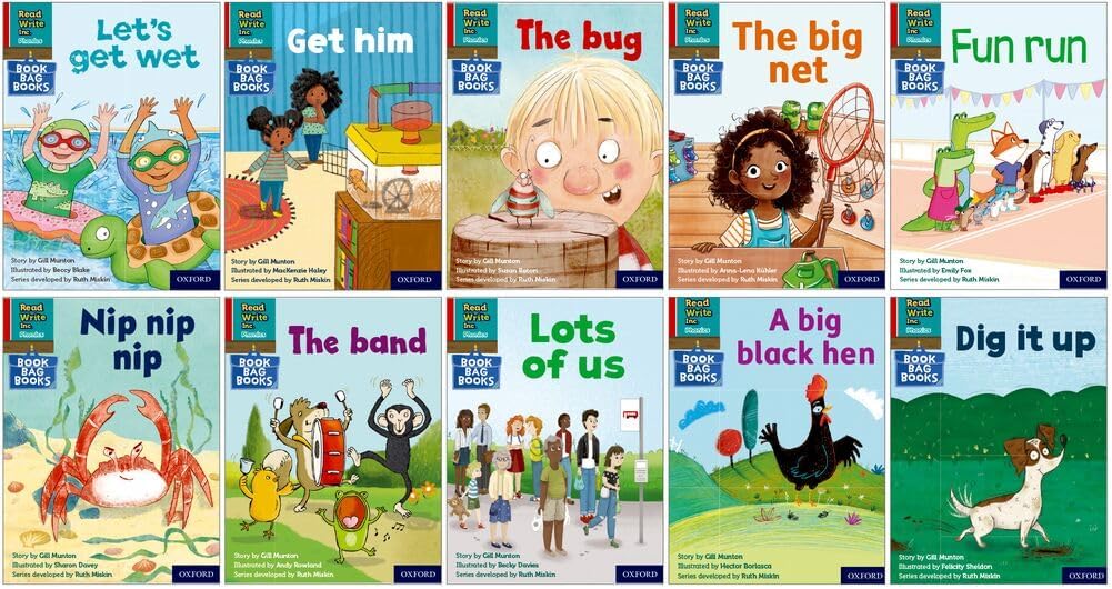 Read Write Inc. Phonics: Red Ditty Book Bag Books (Mixed Pack of 10): Workbook