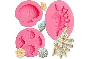 Seashell Fondant and Baking Silicone Chocolate Shell Mold