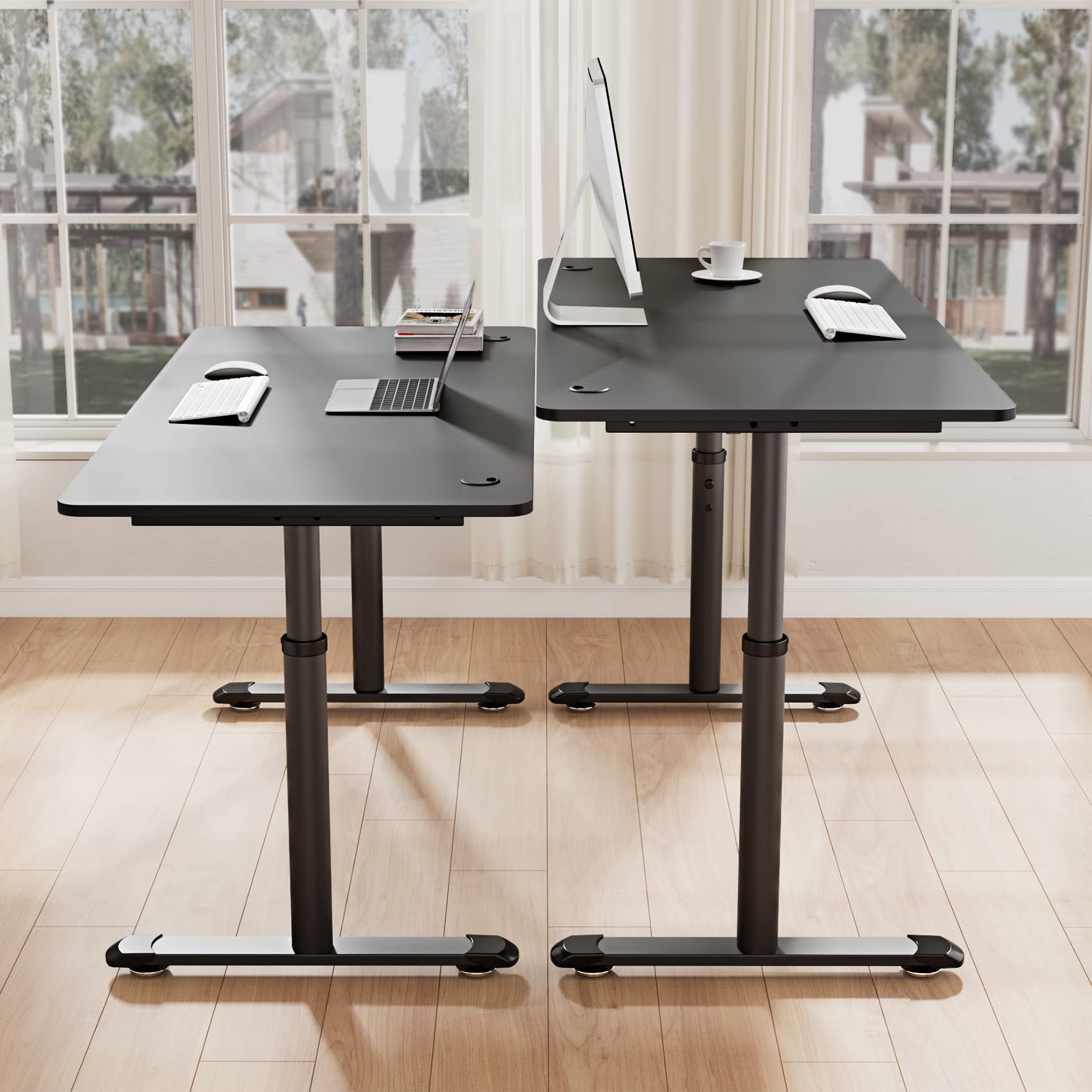 Buy Gaming Desk, 60 Inch Height Adjustable Gaming