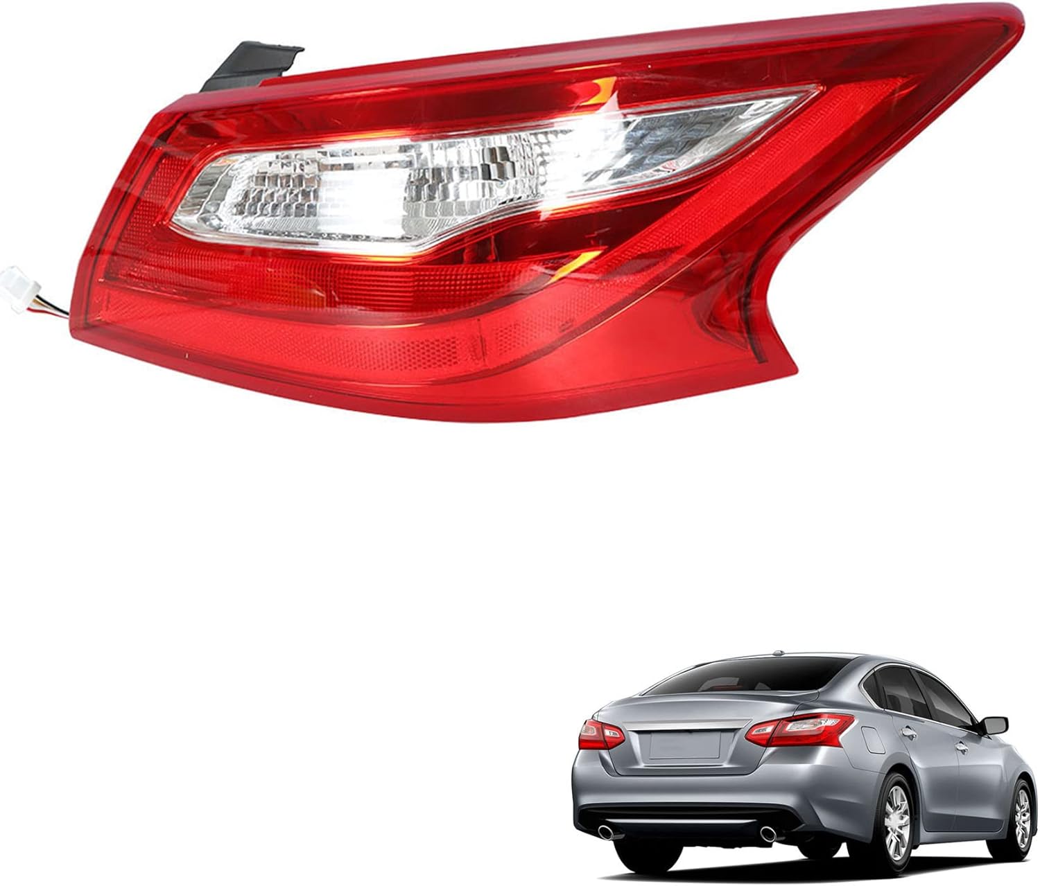 Nurniacl Tail Light Assembly Outer Rear Brake Lamp Right Side Replacement for 2016