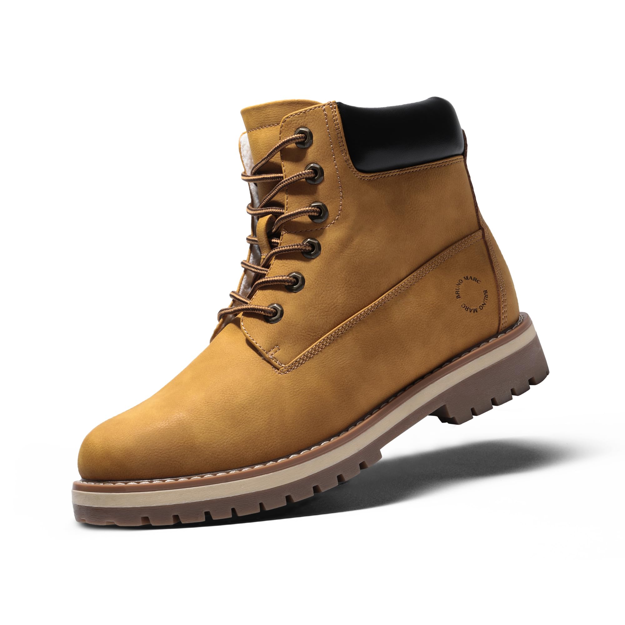 Bruno Marc Stivali Uomo da Neve Stivali Invernali Classici Scarponcino Foderata Caldo Antiscivolo Comode