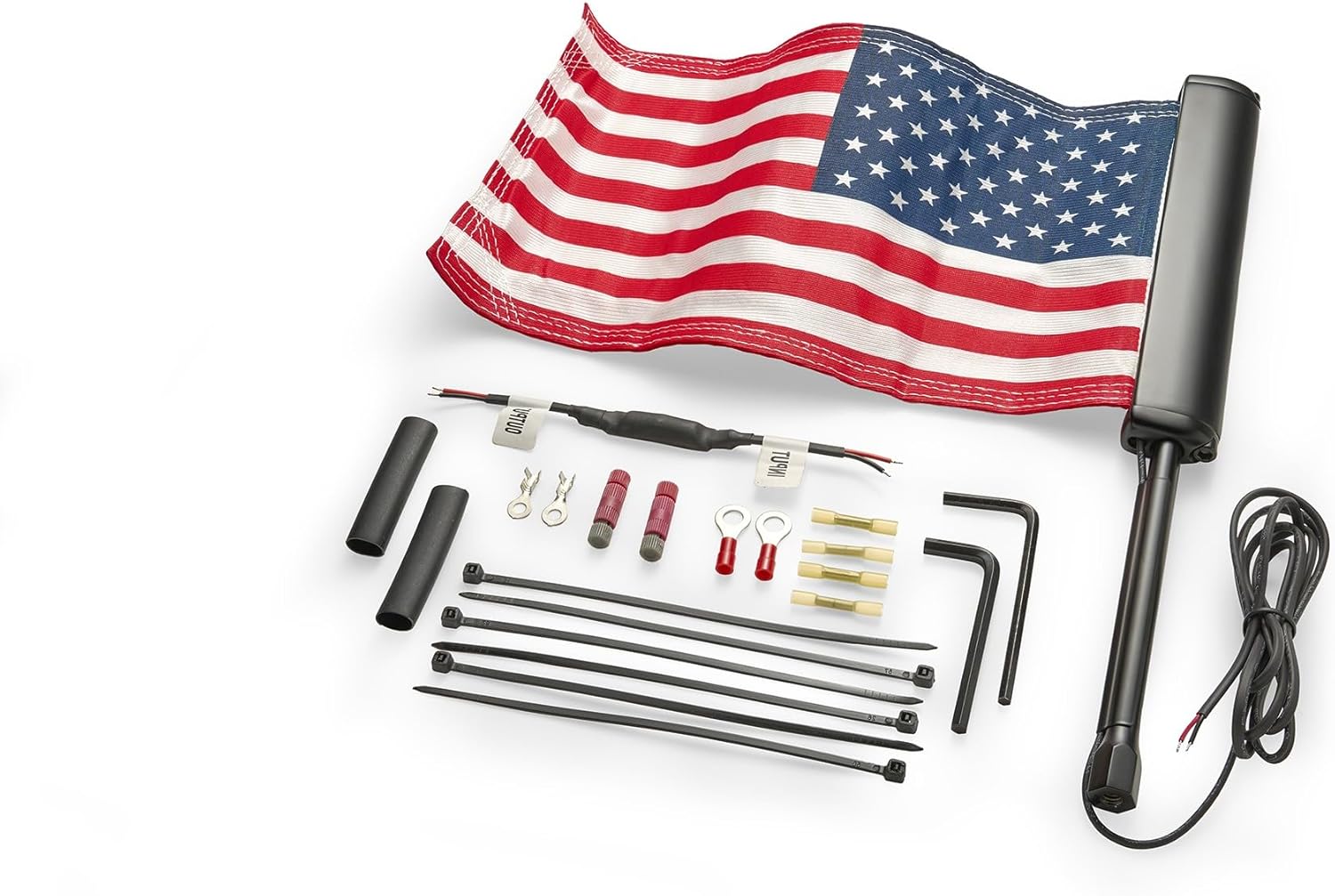 LED Lighted Flag Pole with American Flag