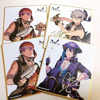 Amazon.co.jp: あんスタ ビジュアル色紙 朔間零 大神晃牙 乙狩