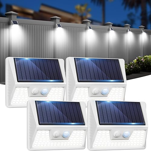 Miniatura 18 de Luces solares grandes para exteriores, 318 LED superbrillantes para cobertizo con 3 modos de iluminación, luz de barra solar impermeable IP65, ideal