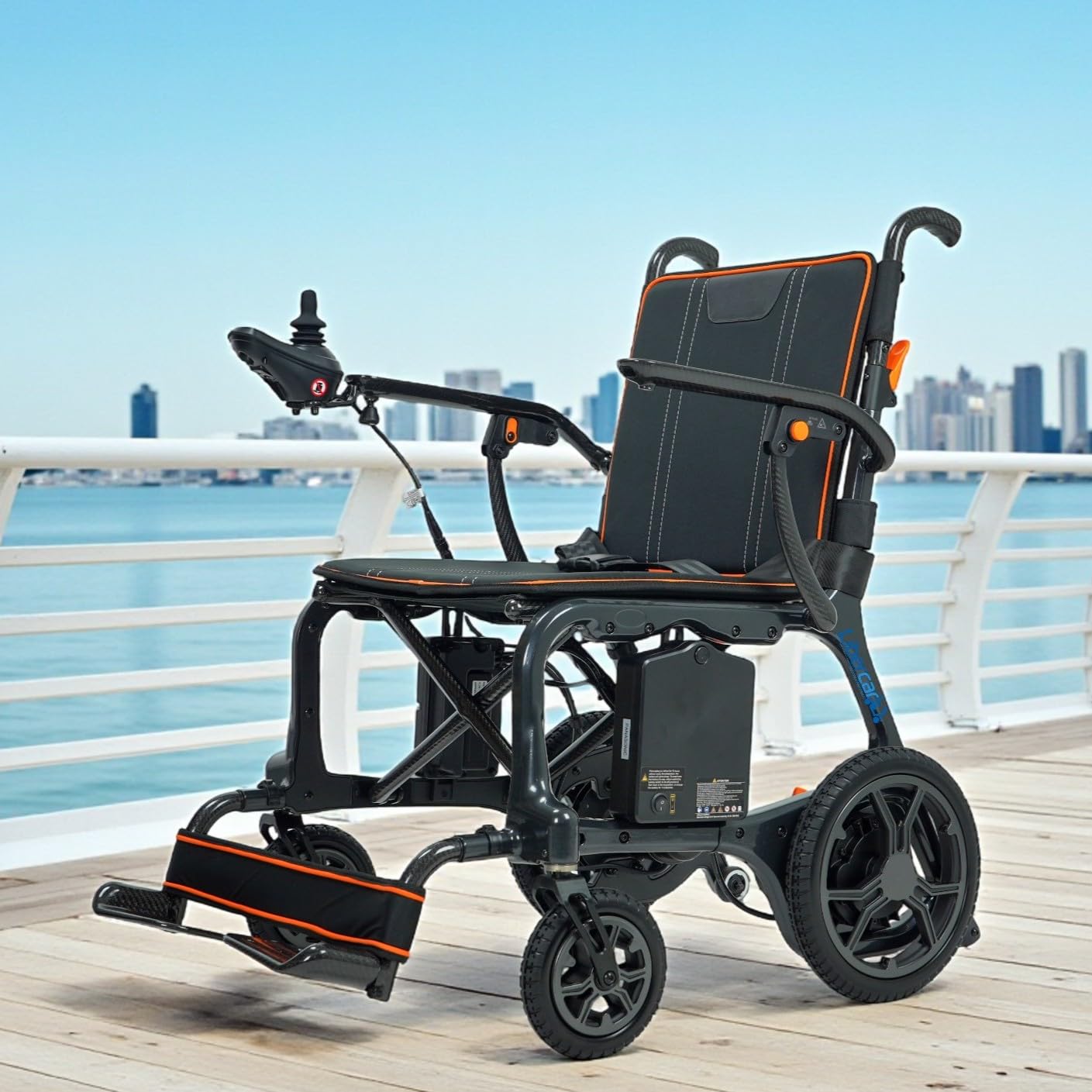 Silla de ruedas eléctrica Vera de Magnesio y fibra de carbono