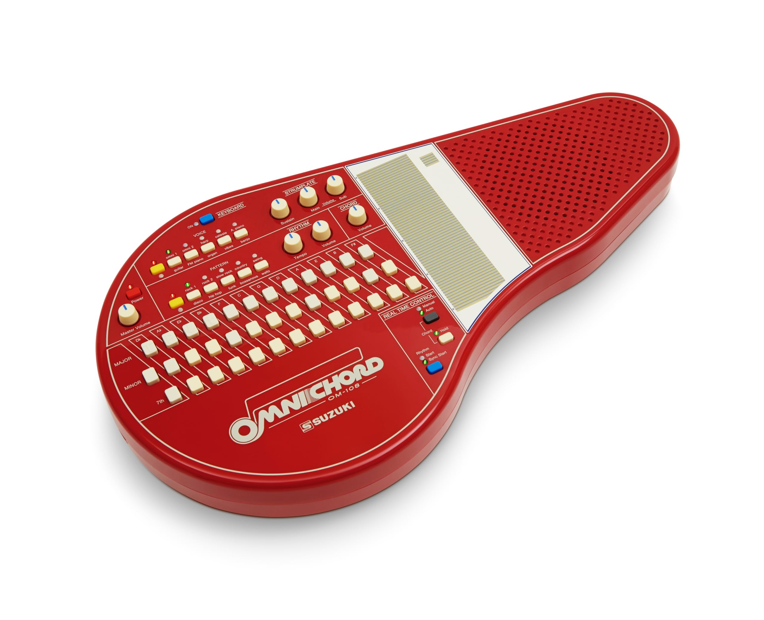 Amazon.com: Suzuki OM-108 Omnichord, Red Limited Edition : Musical