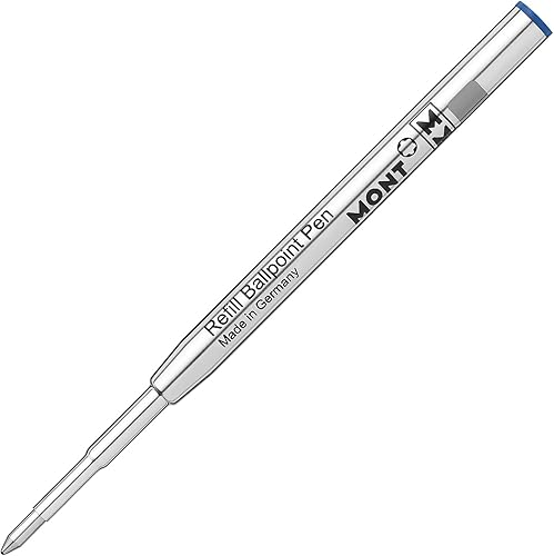 Miniatura 25 de Montblanc Recambios de bolígrafo (M) Modena Red 124516 – Cartuchos de repuesto con punta media para bolígrafos Montblanc – 2 repuestos de bolígrafo