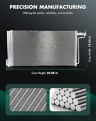 Miniatura 2 de SCITOO Condensador de AC compatible con CU3981 2012 2013 2014 para Ford Focus 2.0L 3981 FO3030236