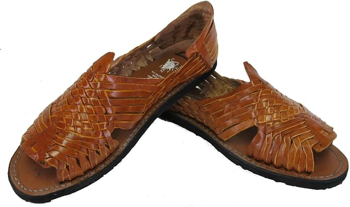 Leather Soft Woven Sandals Flip 
