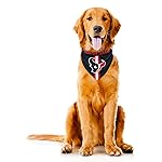 Littlearth NFL Houston Texans Reversible Pet Bandana, X-Large