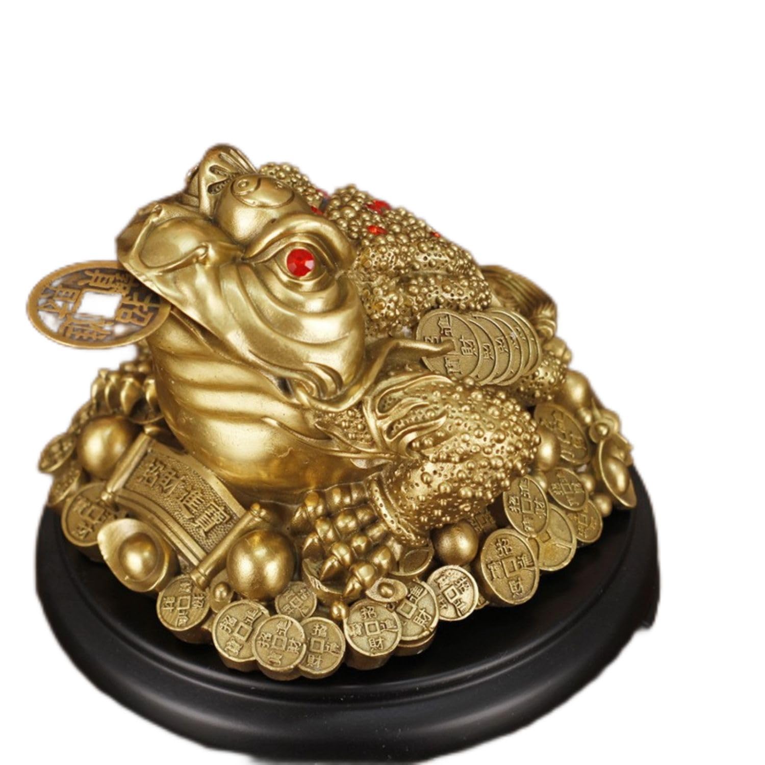 銅製 金蟾聚宝盆 招財進宝 蓋付 装飾品 工芸品 美術品 置物 銅製 金蟾聚宝盆 招財進宝 蓋付 装飾品 工芸品 美術品 置物