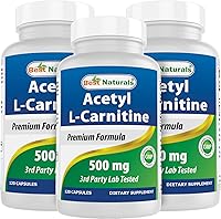 Vista 10 de Best Naturals L-Carnitina 1000mg 60 tabletas (60 unidades (paquete de 1))