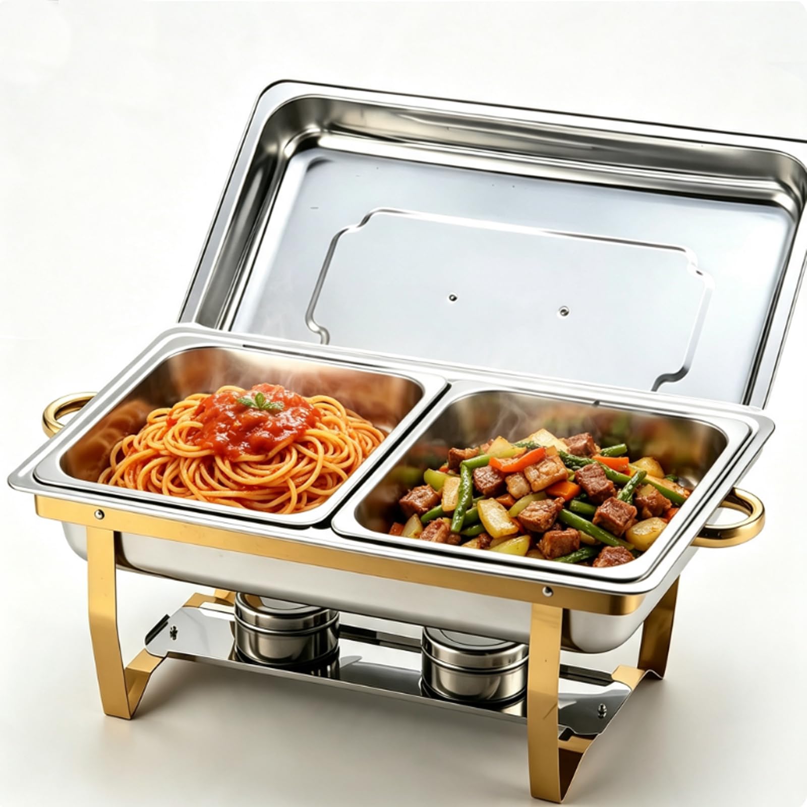 Calentador de Alimentos Bufé, Servidor de Calentador Buffet