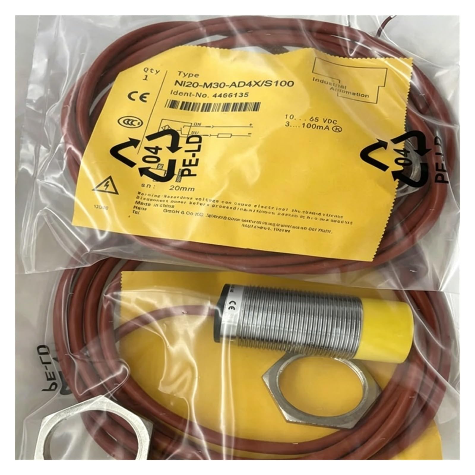 Capteur NI20-M30-RD4X/S120 inductif de haute longévité mécanique M30