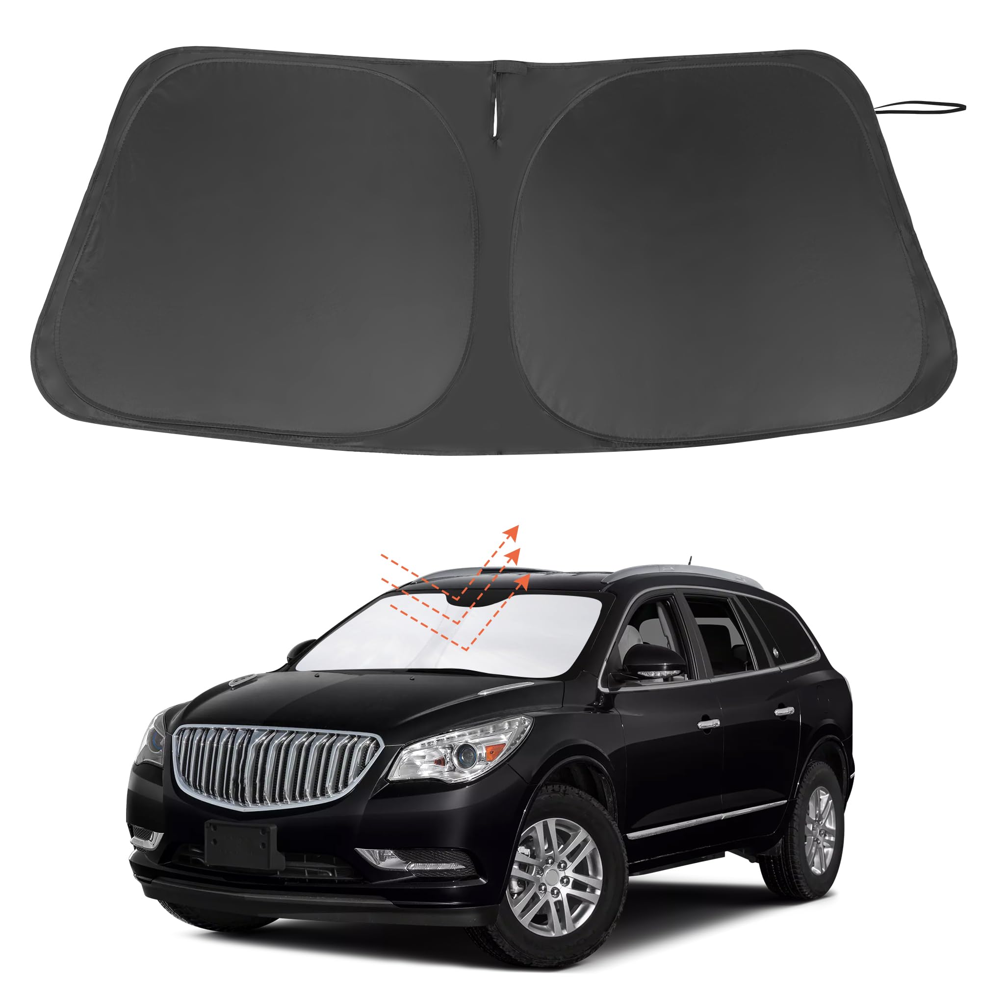 Windshield Sun Shade for 2010-2017 Buick Enclave Accessories