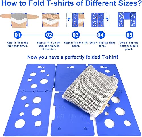 Miniatura 4 de BoxLegend V5 - Carpeta plegable para camisas, carpeta de ropa, fácil y rápido de plegar, asistente de lavandería para carpetas de lavandería