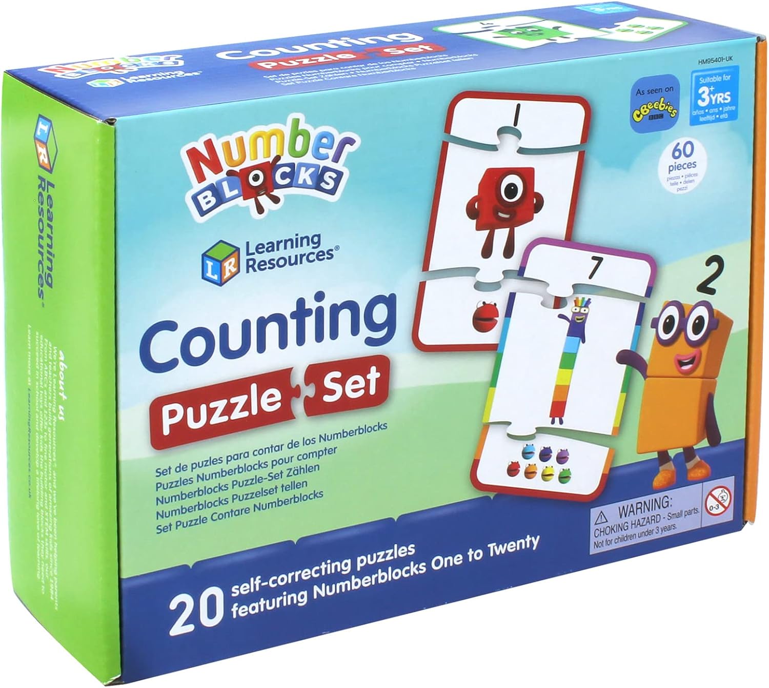 Learning Resources HM95401-UK Numberblocks Counting Puzzle Set, One Size