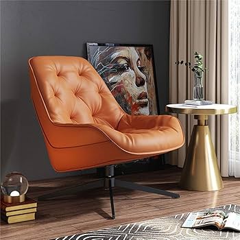 Amazon｜1人掛け ソファー 椅子 シンプルレザーアートシングル