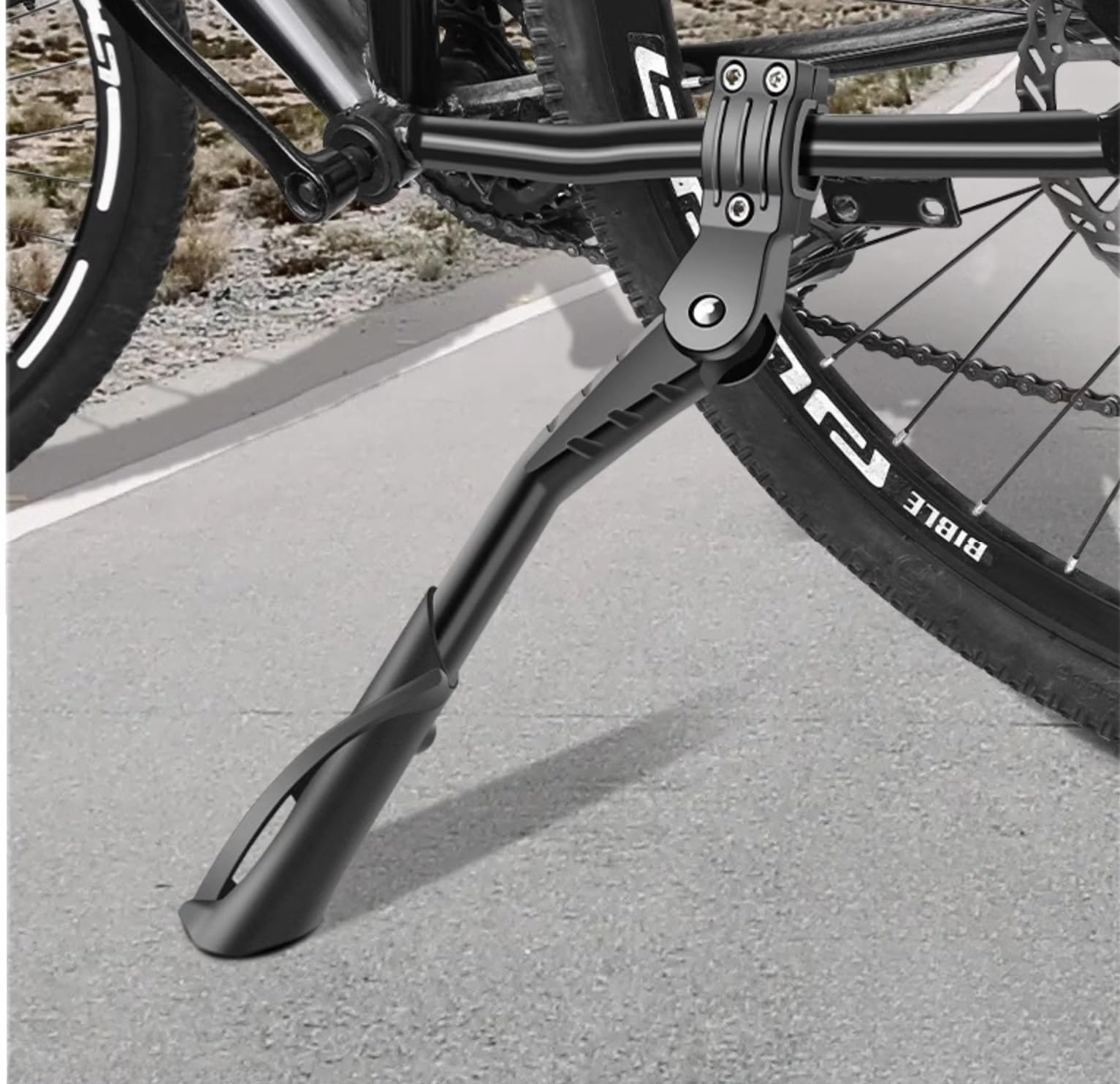 Fahrradständer Seitenständer Z001 - Verstellbar Für 24-29 Zoll Räder, Stabil