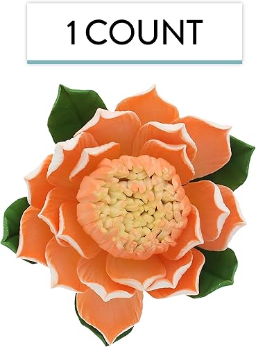 Miniatura 3 de Global Sugar Art Protea - Flores de pastel de azúcar, color durazno grande, 1 unidad por el chef Alan Tetreault