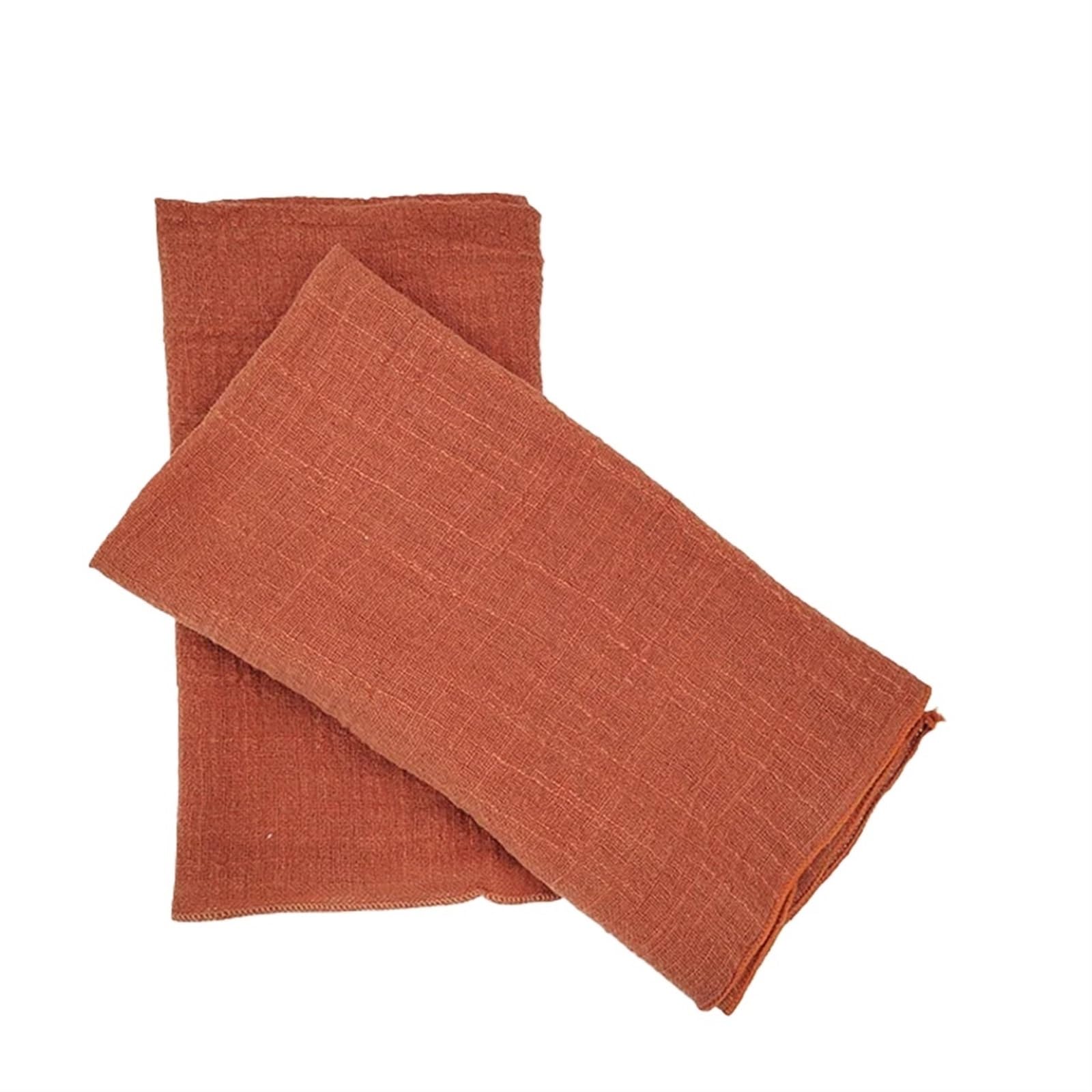 Servilletas Juego de 6 servilletas Tela for Coser, algodón, fábrica, Gasa, for Mesa, decoración Bodas(Deep Red)