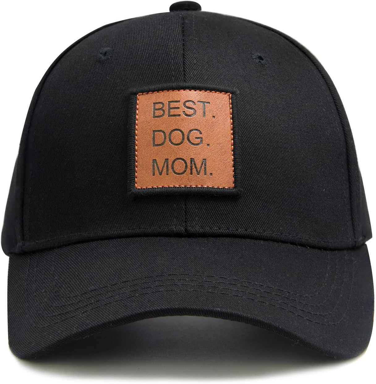 Dog Mom Hat for Women, Best Dog MOM Baseball Cap, Mother's Day & Birthday Gifts for Dogs Lover Mom Black