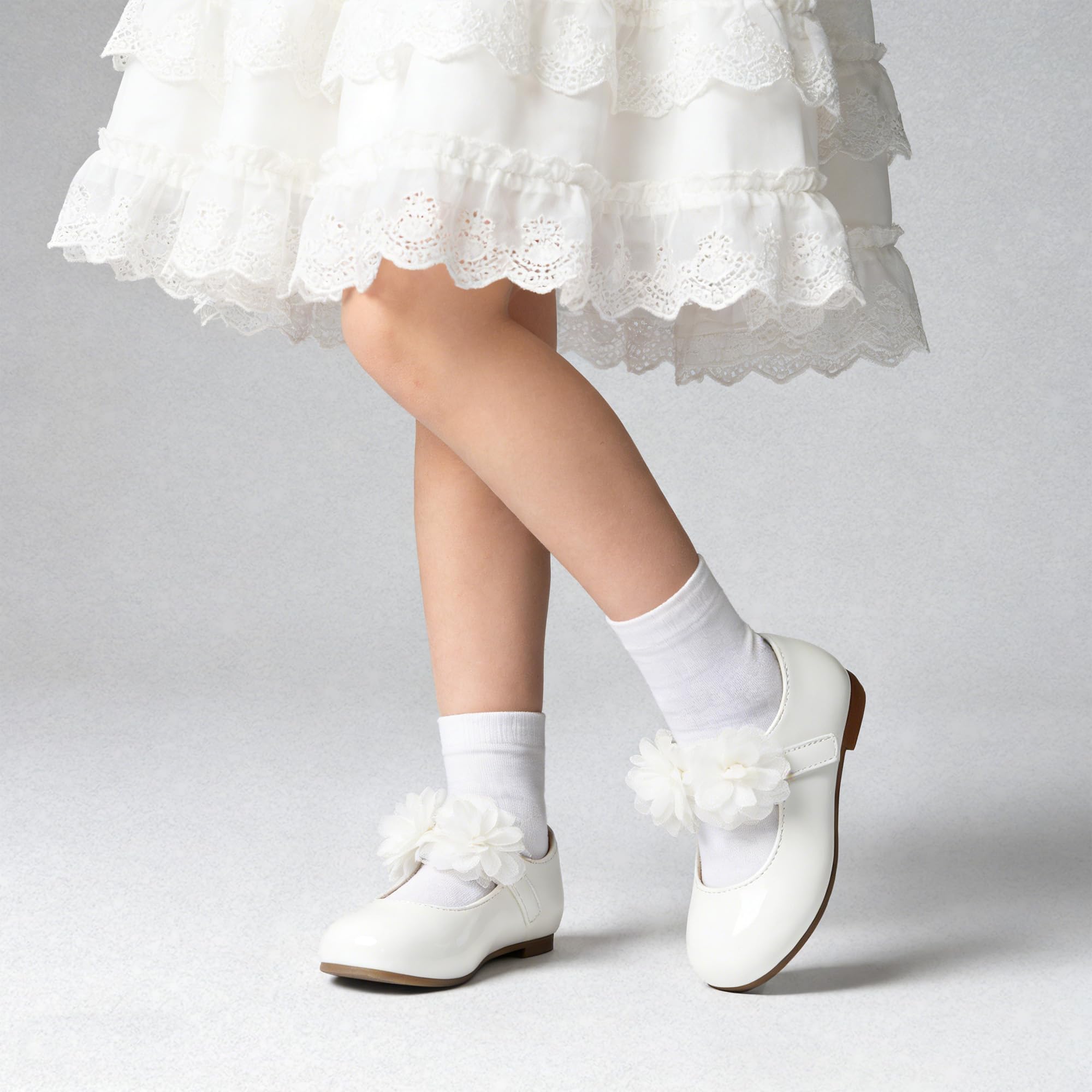 Scarpe da bambina Mary Jane, per uniforme scolastica, festa di nozze