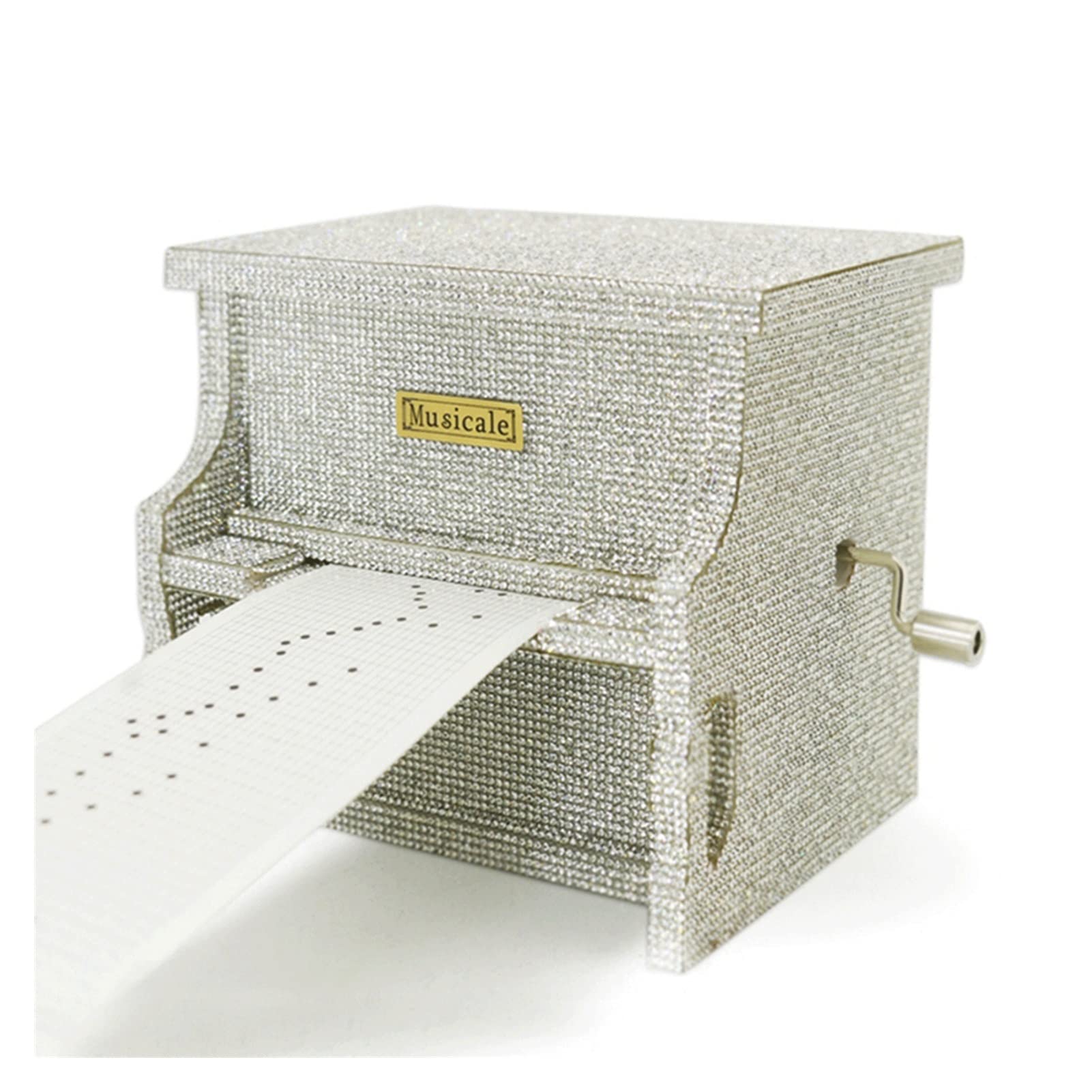 SUNESA Pozytywka 15/30 Tone Ręcznie zwijana papierowa skrzynka na muzykę pianino DIY. Kreatywny prezent urodzinowy dla dziewczyny pozytywka pozytywka pozytywka box muzyczny (kolor: 07)