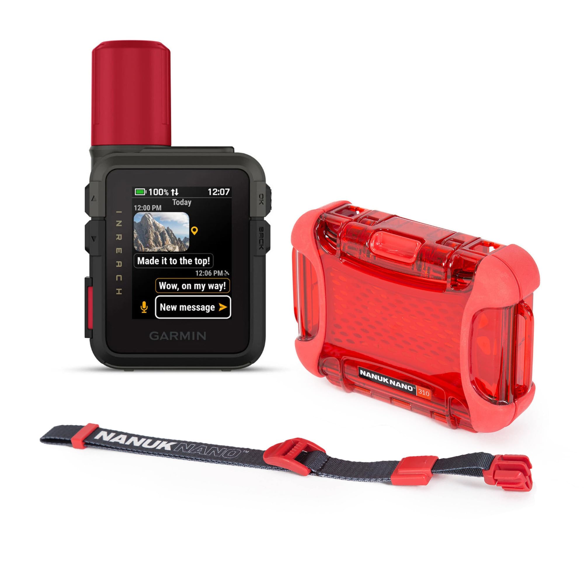 Photo 1 of Garmin Inreach Mini 3 Plus Satellite Communicator with Nano Case (2 Items)
