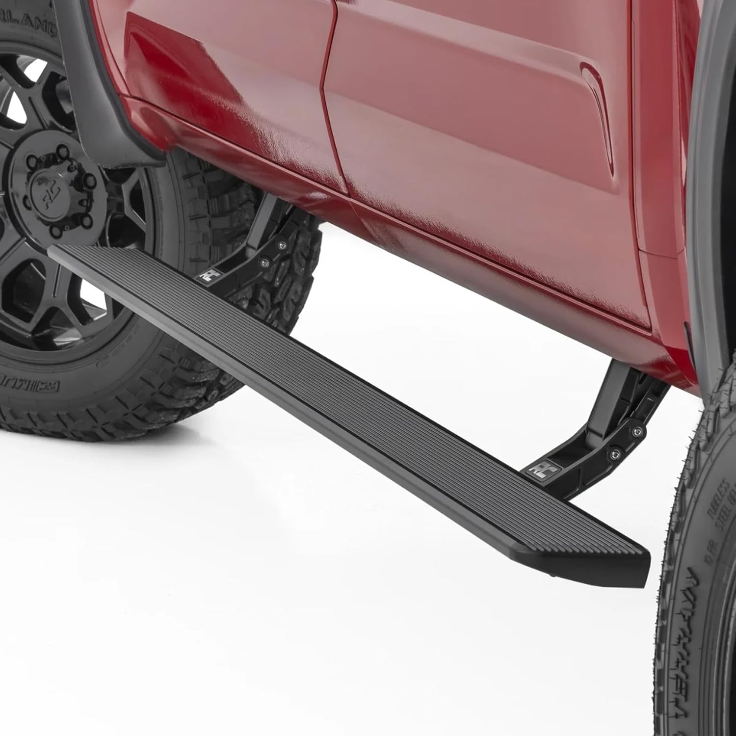 Rough Country HT-Series Power Running Boards for Toyota Tundra CrewMax (2022-2026) – 6" Electric Retractable Steps w/LED
