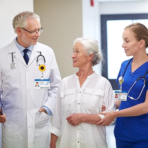Miniatura 6 de 8 soportes retráctiles para el día de San Valentín carrete de insignia de fieltro soporte de identificación de corazón con clip para fiesta del día