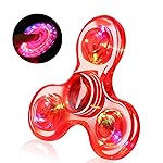 SCIONE LED Fidget Spinners, Light Up Sensory Fidgets Toys for Kids, Glow in The Dark Toy for Kid 4-8-12, ADHD Anxiety Stress Relief Toys for Adults, School Classroom Exchange Gifts for Kids