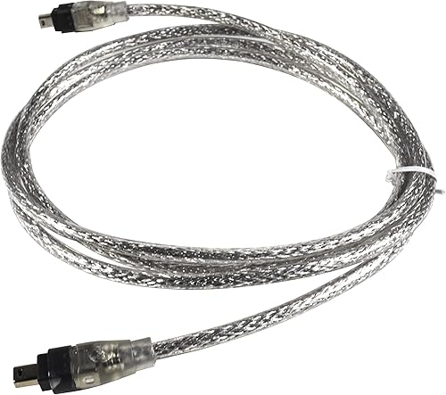 Miniatura 3 de HQRP Cable FireWire compatible con Panasonic PVDDC9 IEEE 1394 4pin a 4pin reemplazo