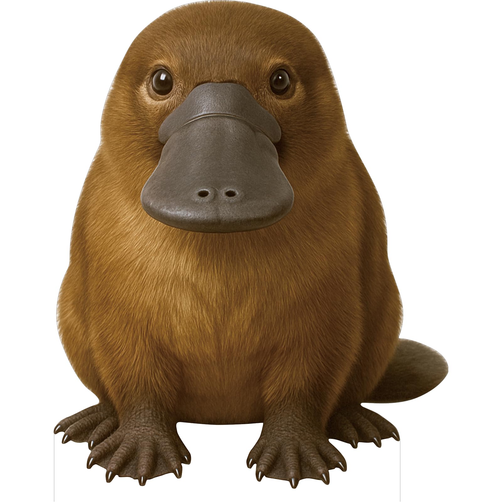 Platypus 1FT Life Size Cardboard Cutout, Animal Standup, 1 PC