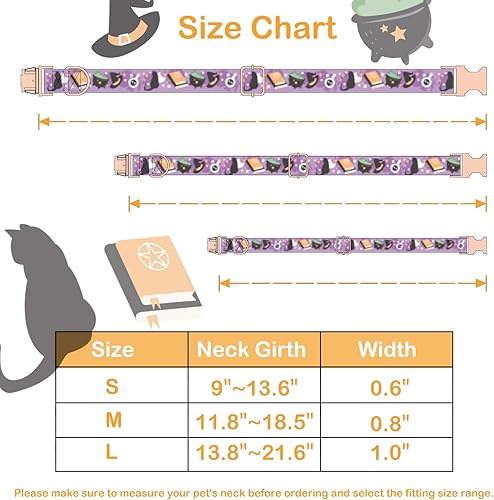 Miniatura 2 de Faygarsle Elegante collar de perro con pajarita para perros pequeños, medianos y grandes, para Halloween, otoño, lindo collar de perro de algodón