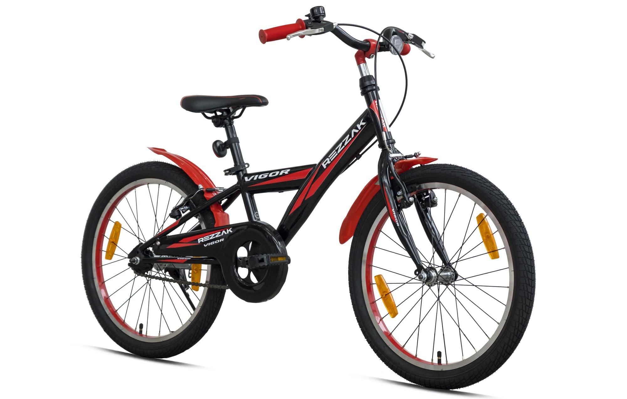 20 Zoll Kinderfahrrad Jungenfahrrad Rad Jungen Fahrrad Rücktrittbremse Schwarz Rot NEU-078