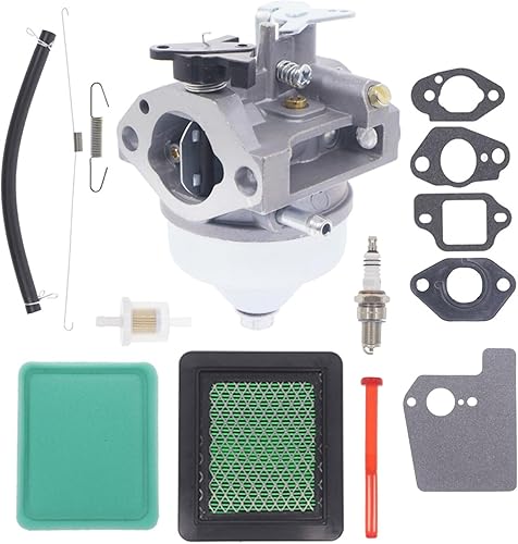 Hutdkte GCV190 Carburador 16562-ZM0-000 16561-ZM0-000 Muelle para Honda GCV190A GCV190LA HRB217 HRX217 HRX217K1 HRX217K2 Cortacésped con kit de