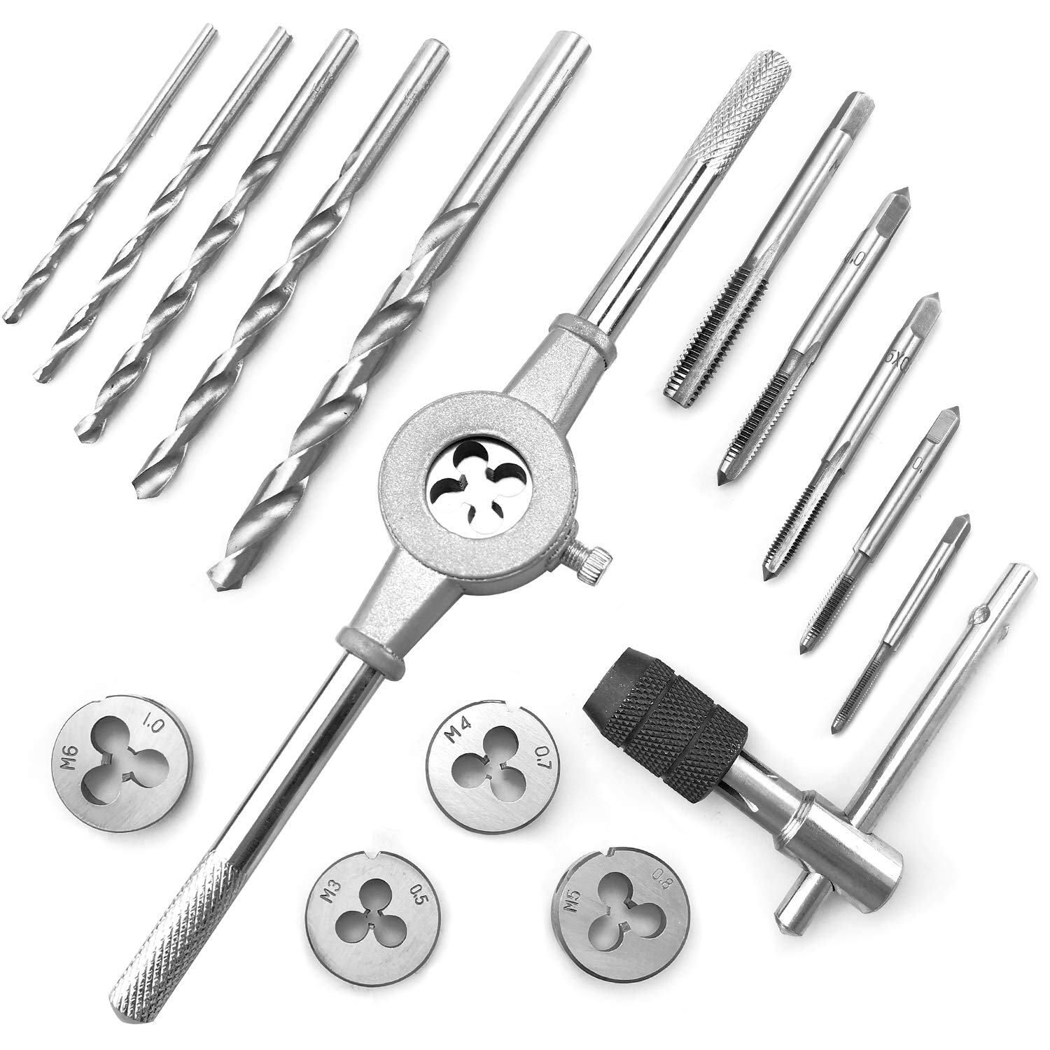 Azuno 17-pcs Metric Tap and Die Set 