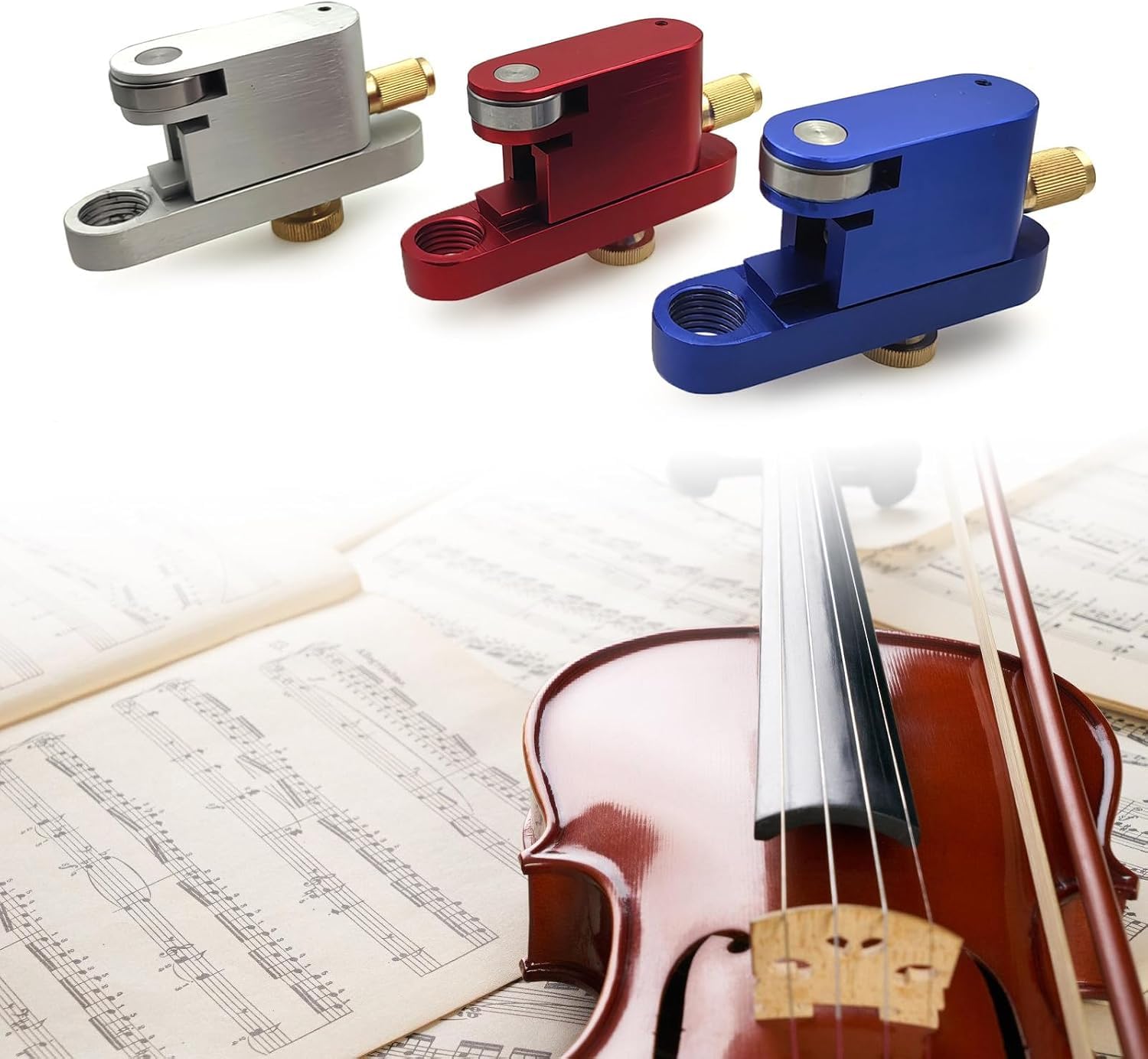 Guía para la ranuradora de fileteado de violín y la guía para la cortadora de Orificios de resonancia Rojos