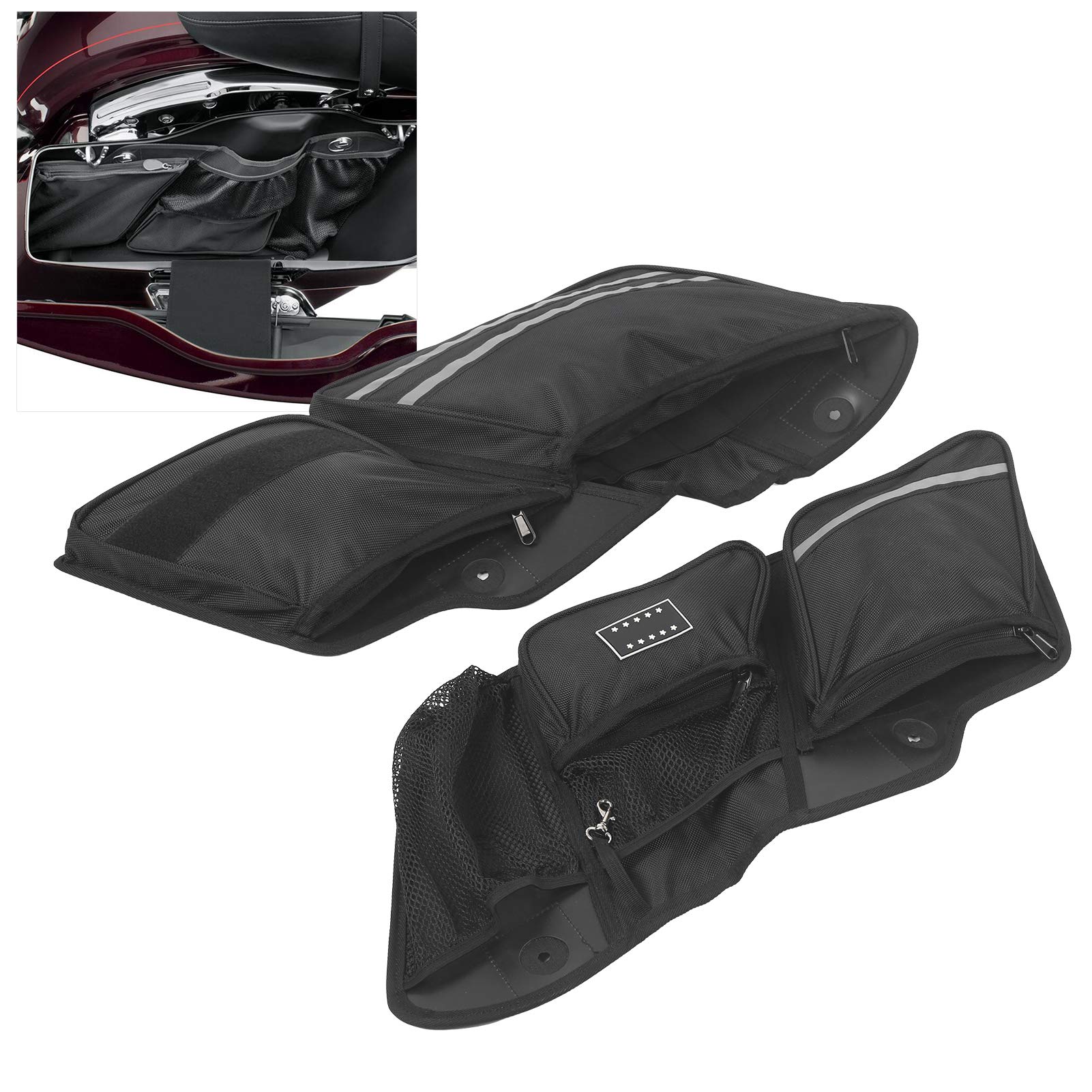Fodere per Borse Laterali da Moto, Design in Nylon Resistente