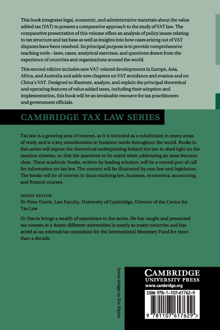 Value Added Tax: A Comparative Approach (Cambridge Tax Law Series)