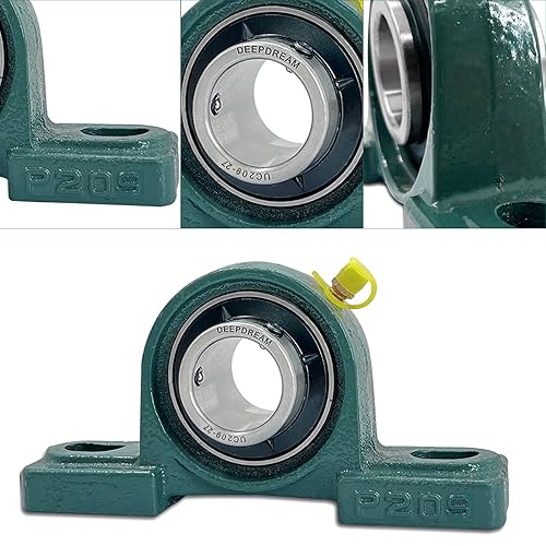 Miniatura 57 de 4 unidades UCP205-16 Cojinetes de bloque de almohada de 1 pulgada de eje de hierro fundido p205 rodamientos con 1 pulgada de diámetro montado bloque