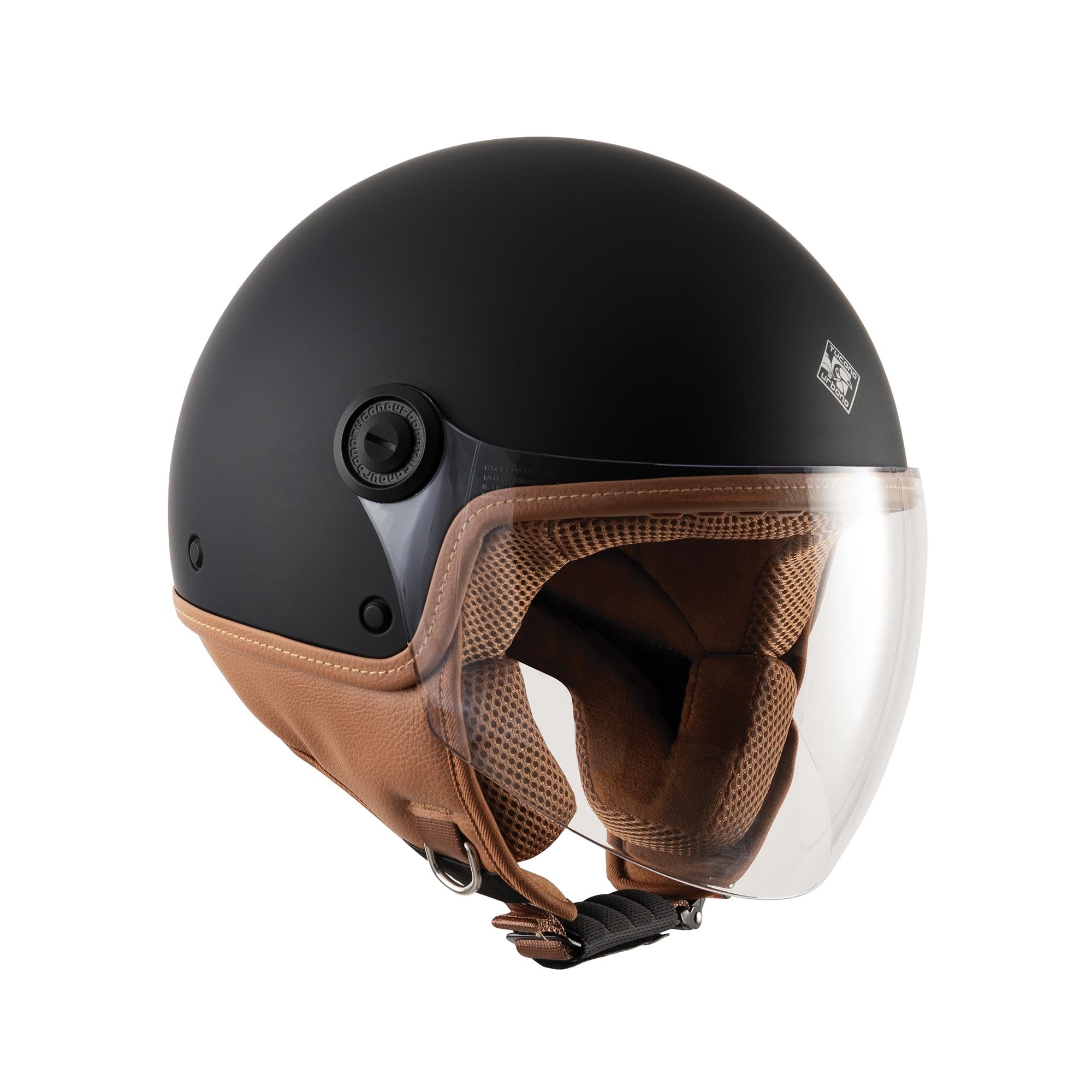 TUCANO URBANO C1000N4 Casco jet nero opaco intenso