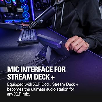 Elgato Stream Deck + ＆ XLR DOCK Amazon.com: Elgato XLR Dock – For Stream Deck +, XLR-to-USB