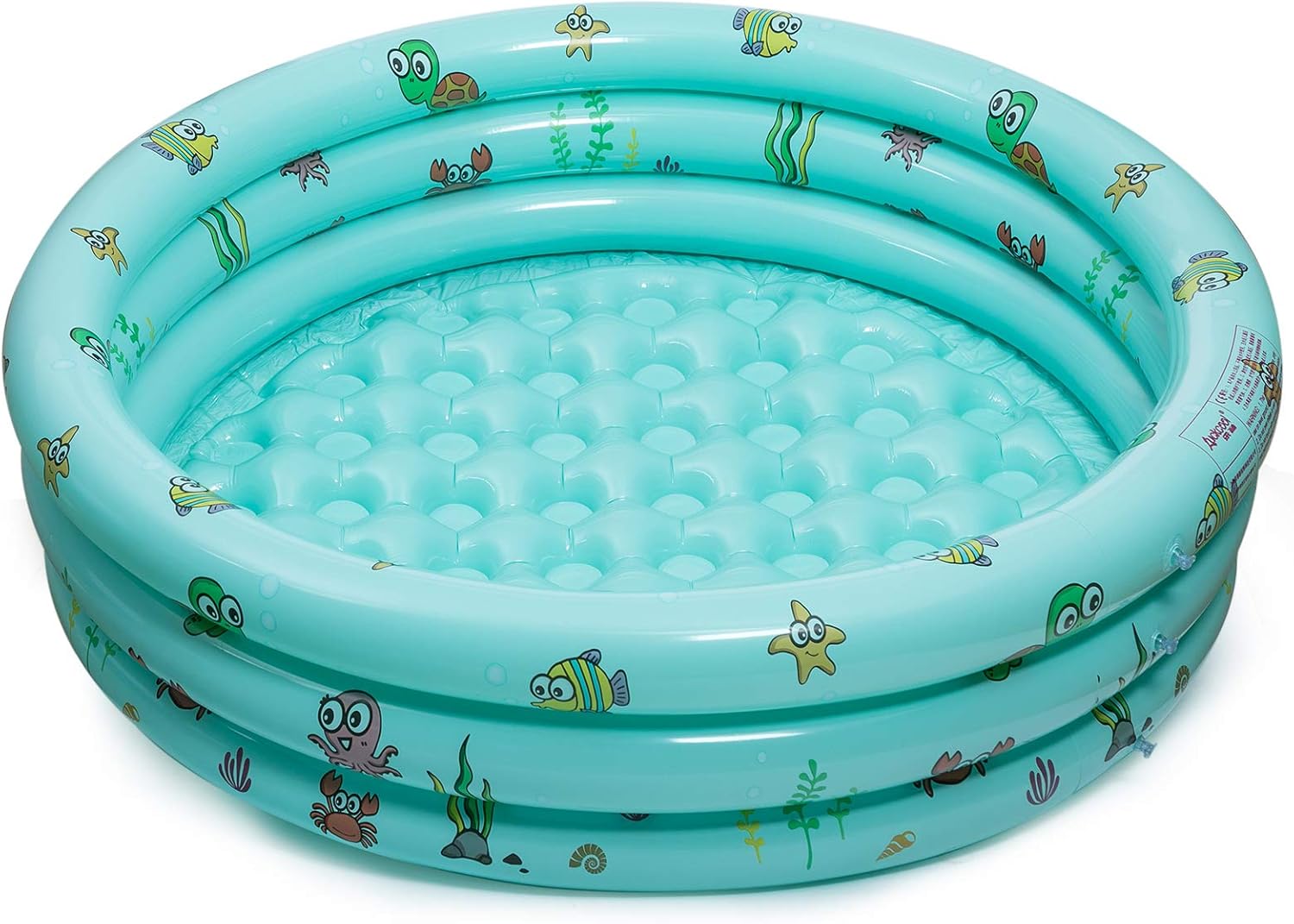 WOYEZI Kiddie Pool 51’’x16’’ Inflatable Pool for Kids, Paddling Baby Swimming Pools Round Garden Indoor&Outdoor Backyard Toddler Water Game Play Center (Mint Green)