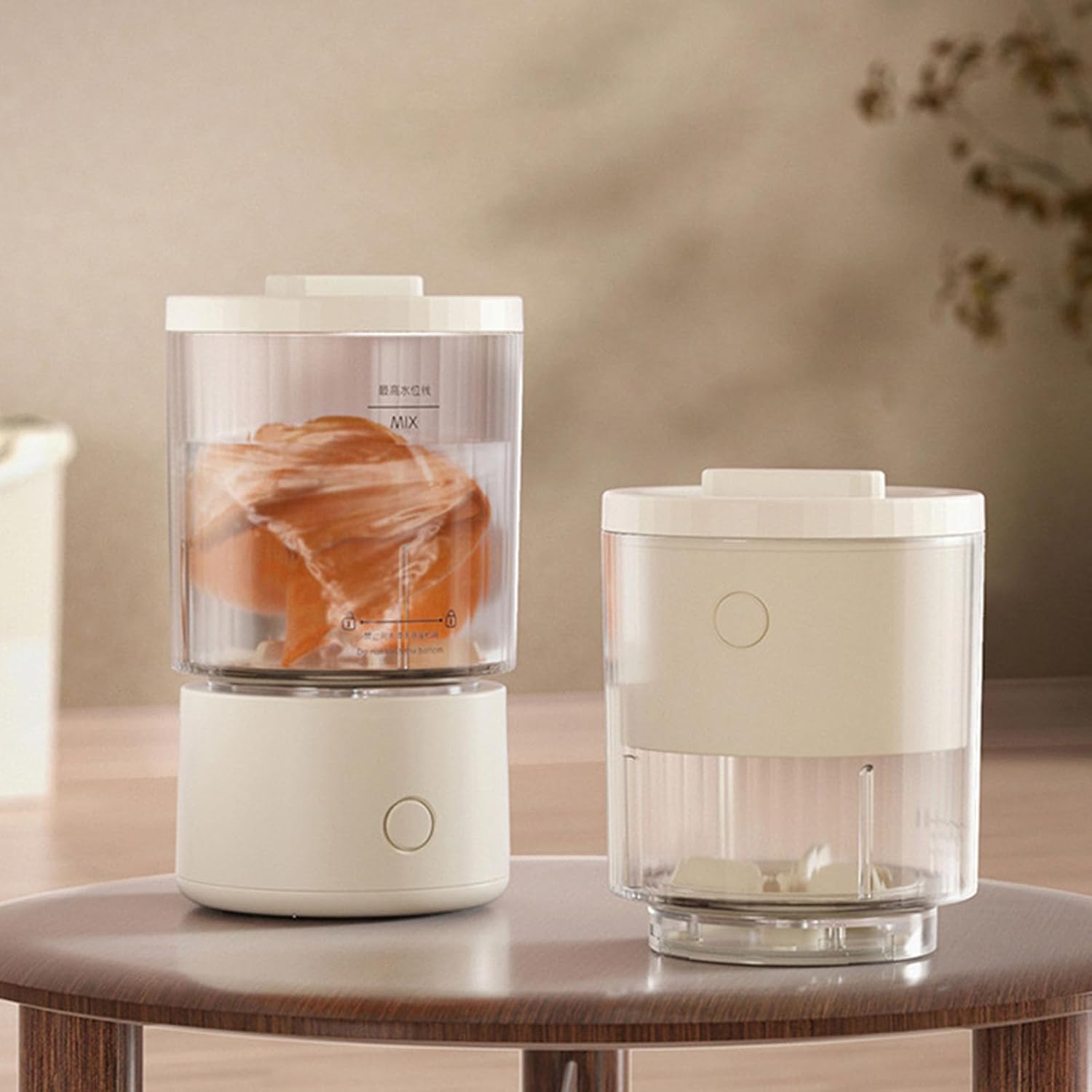 1.6L Portable Washing Machine Rechargeable, Compact Washer for Underwear Clothes Travel Camping Apartment Quiet Motor Rechargeable Portable Washer for Underwear Socks Clothes Apartment Dorm