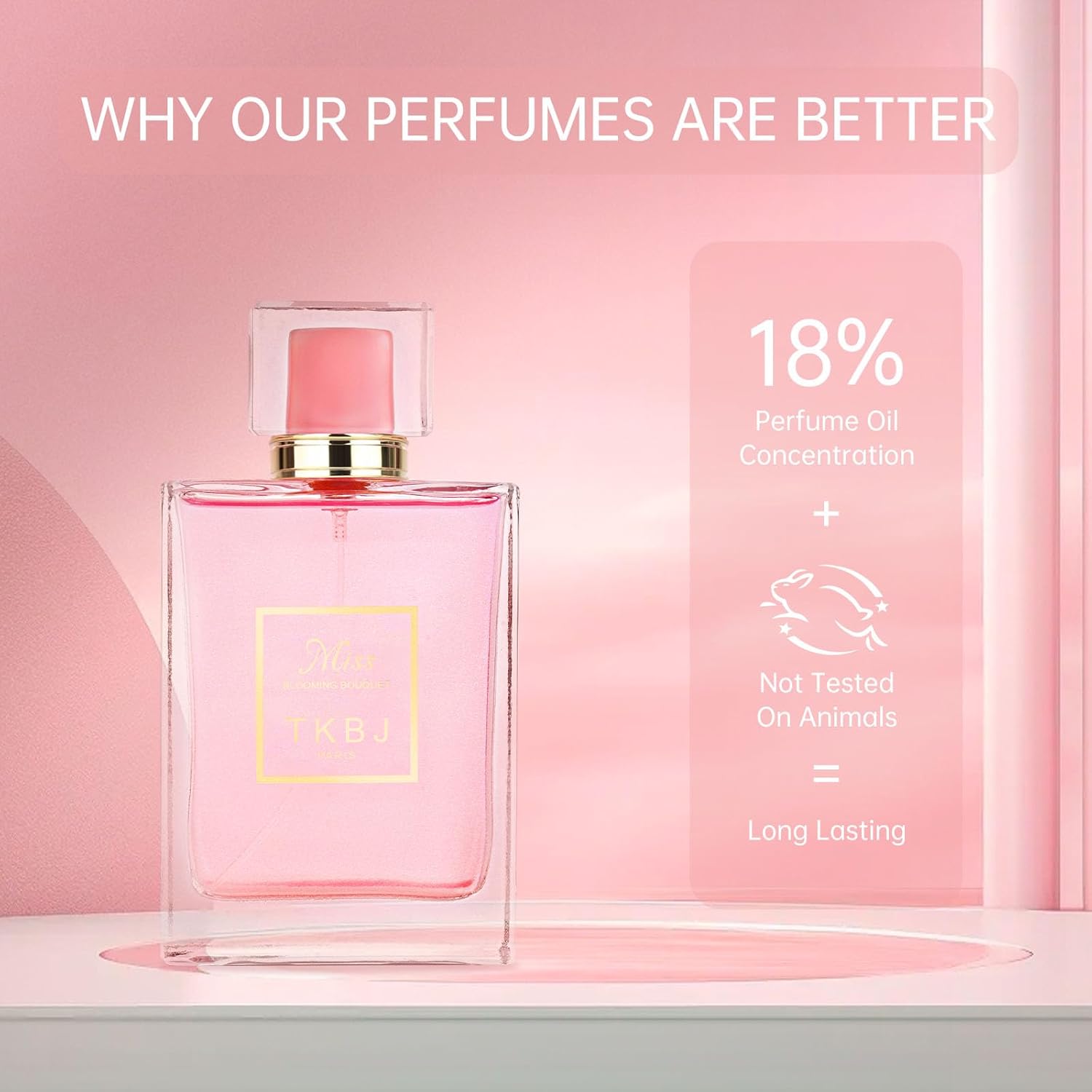 Perfume for Women Miss Blooming Bouquet Eau De Toilette - Sweet, Elegant & Fruity Scent - Top Notes of Floral - Base Notes of Peony,Musk - Elegant 3.4 Ounce(Inspired by dioor ) - Image 3