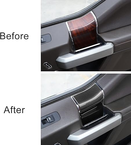 Miniatura 6 de Voodonala Para F150 manijas interiores de puerta, cubierta superior, manija de puerta interior, embellecedor para Ford F150 2015-2020, accesorios