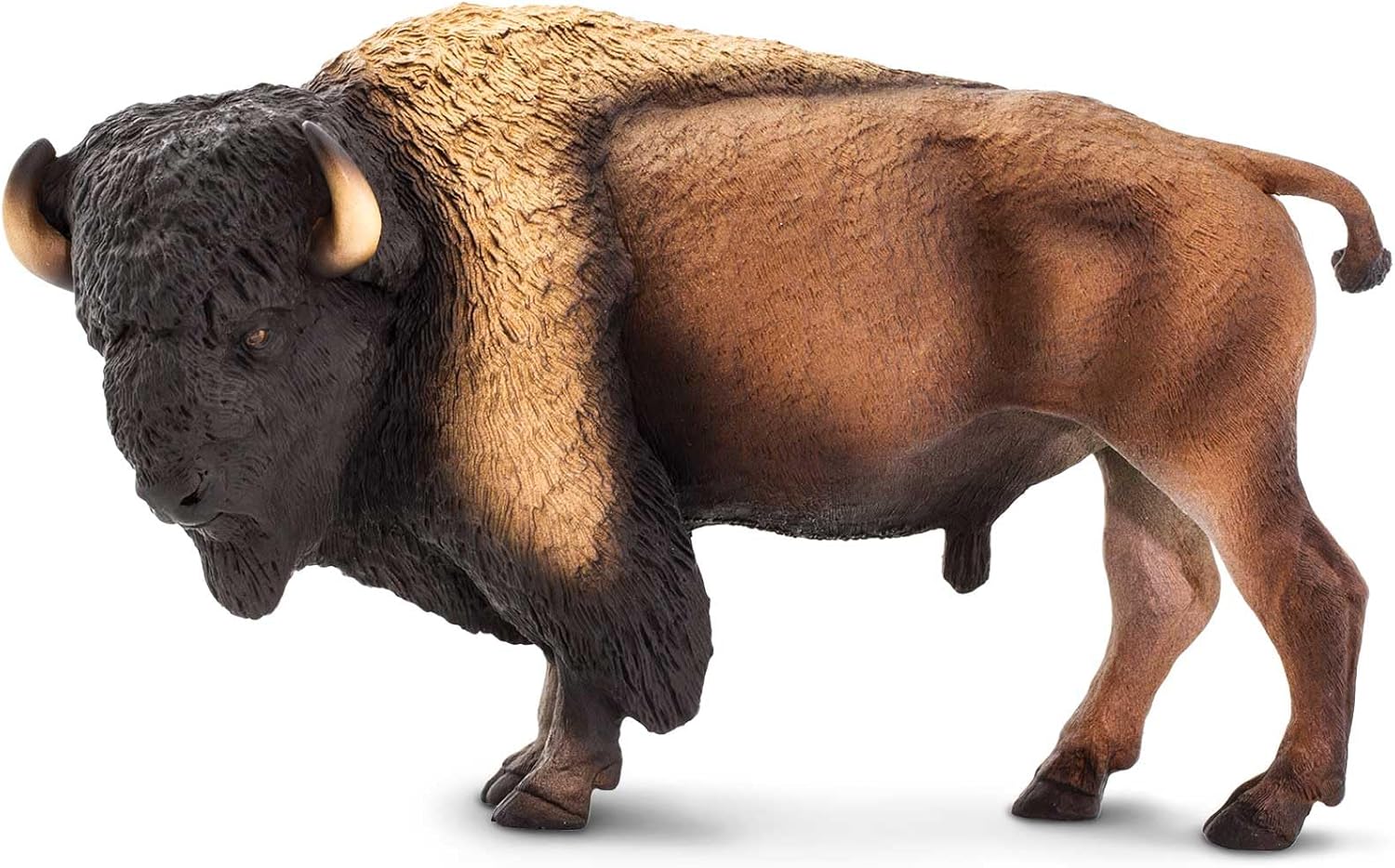 Safari Ltd. Bison Figurine - Detailed 8.25" Plastic Model Figure - Fun Educational Wildlife Play Toy for Boys, Girls & Kids Ages 3+