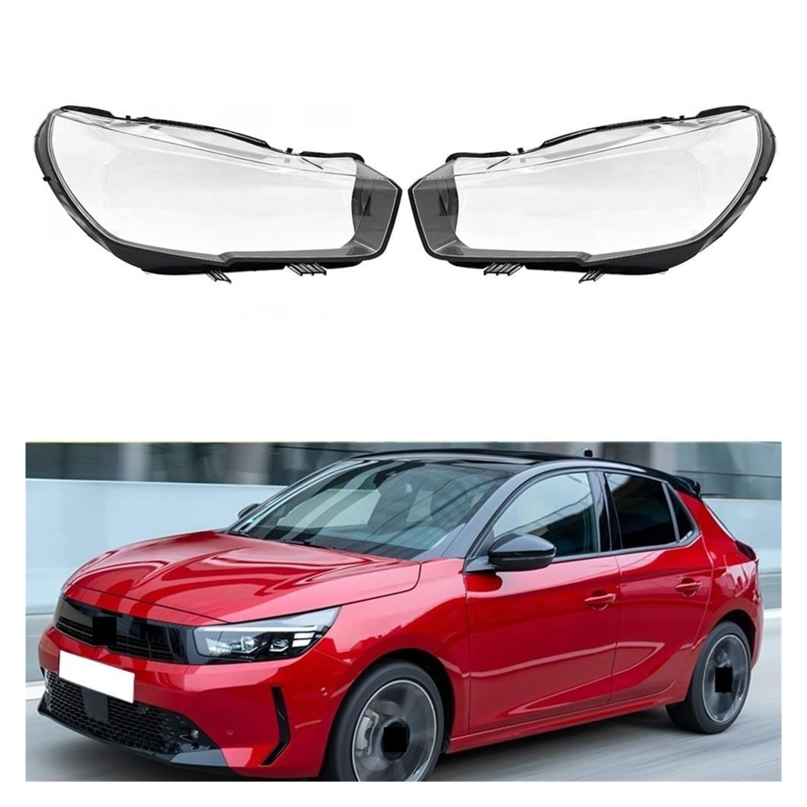 Auto Scheinwerfergläser Für Opel Corsa 23-25 Scheinwerferabdeckung